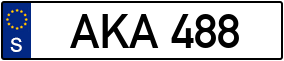 Truck License Plate